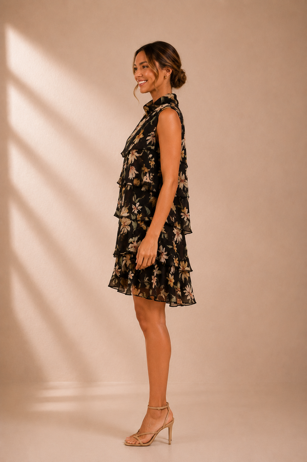 Black Multi Cora Dress - L9867