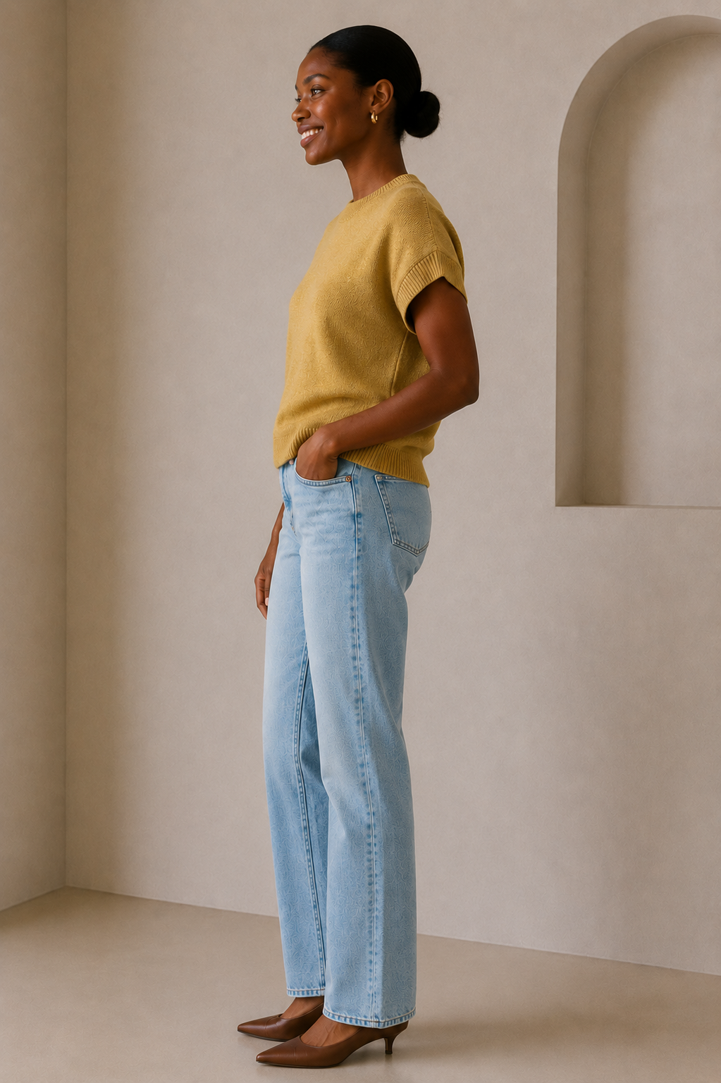 Banana Cream Sammy Sweater - T3675