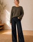Kaki Brooks Sweater - CHM26760