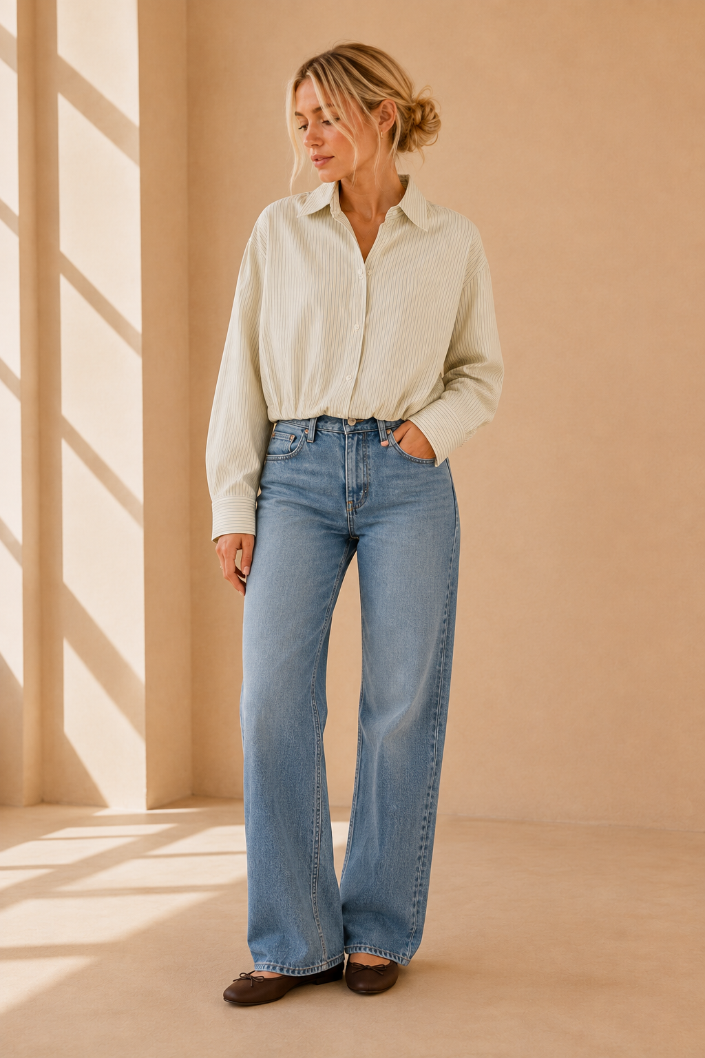 Custard &amp; Blue Bexley Top - T7138