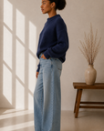 Navy Finn Sweater - T5193