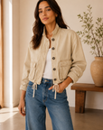 Warm Ochre Paloma Jacket - TW247