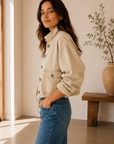 Warm Ochre Paloma Jacket - TW247