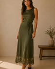 Olive Honey Maxi Dress - PNPEQ1263447-1