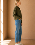 Monstera All Day Cropped Suede Jacket - ZJ253339