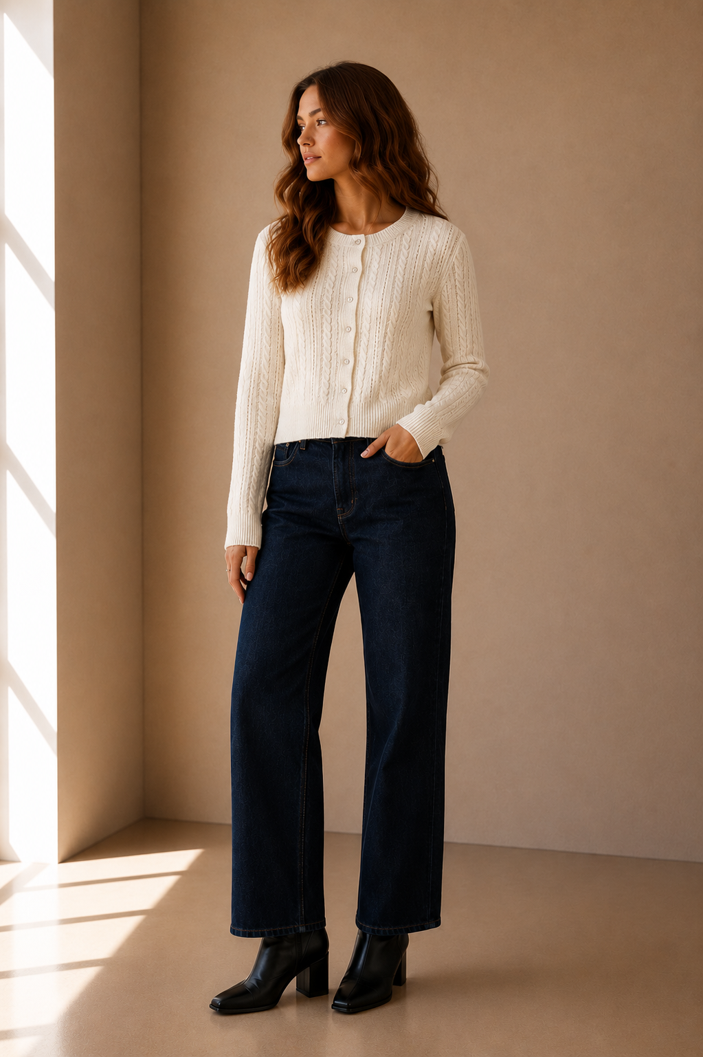 Cloud Medina Pointelle Cardigan - ZW263444
