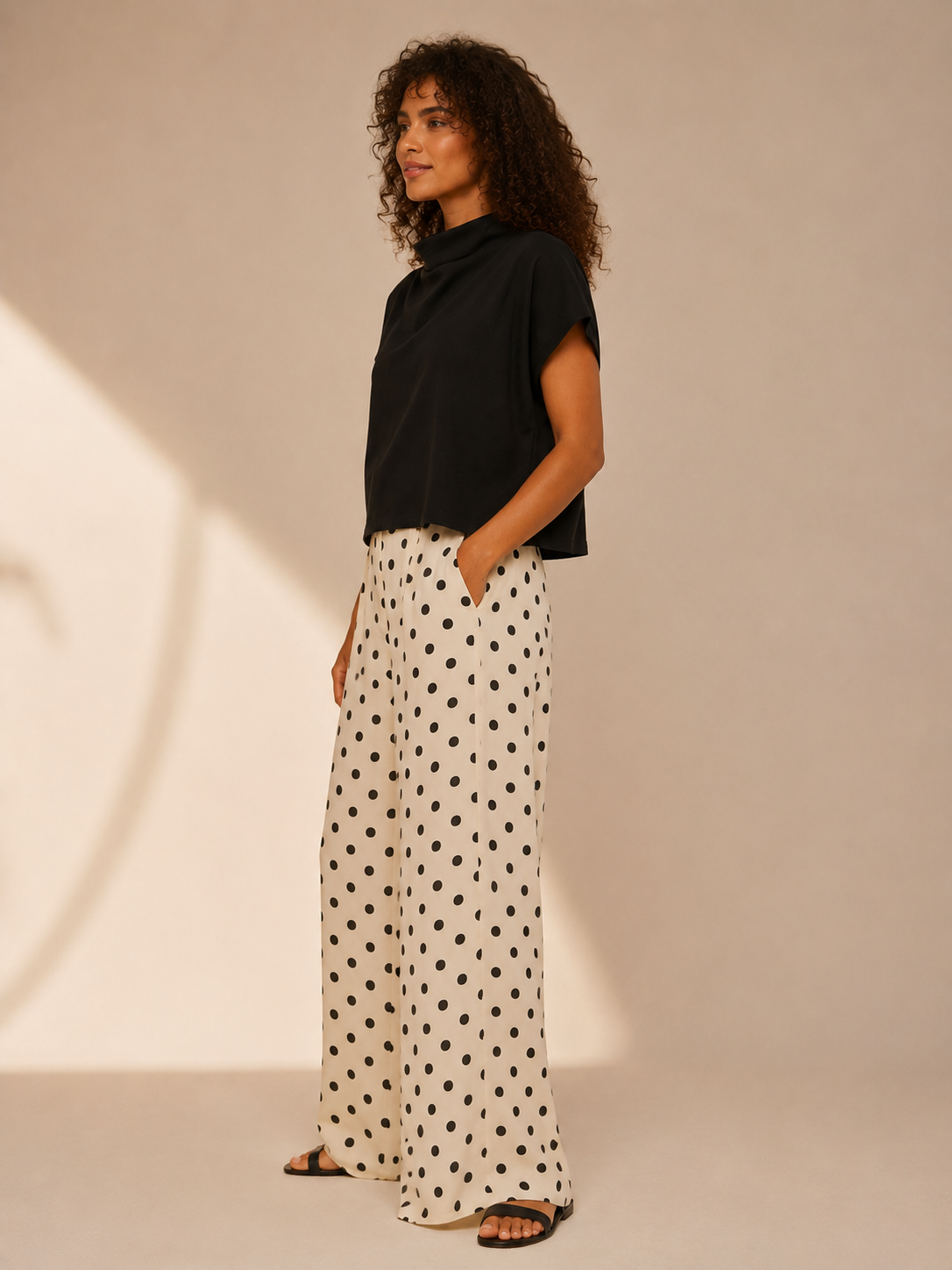 Black Eileen Blouse
