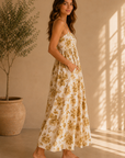 Fawn Arosa Midi Dress - S4136-W778