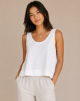 Off White Millie Cotton Top