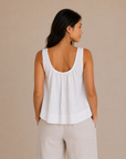 Off White Millie Cotton Top