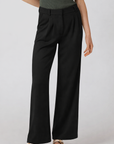 Black Scuba Knit Trouser