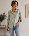 Aqua Mist Presley Top