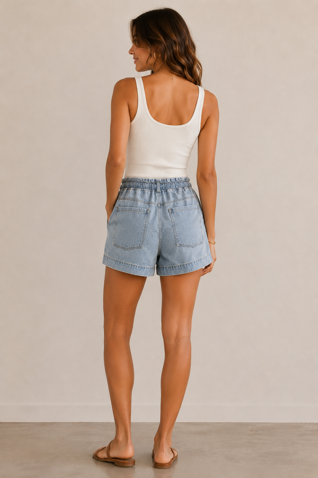 Bleached Wash Britta Shorts