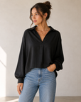 Black Marcie Top
