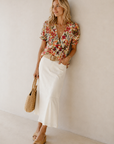 White Giselle Skirt