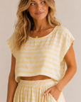 Butter Yellow Top