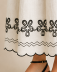 Cream & Black Livie Dress