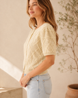 Lemon Stevie Top