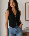 Black Elodie Vest