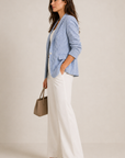 Blue & White Danna Blazer