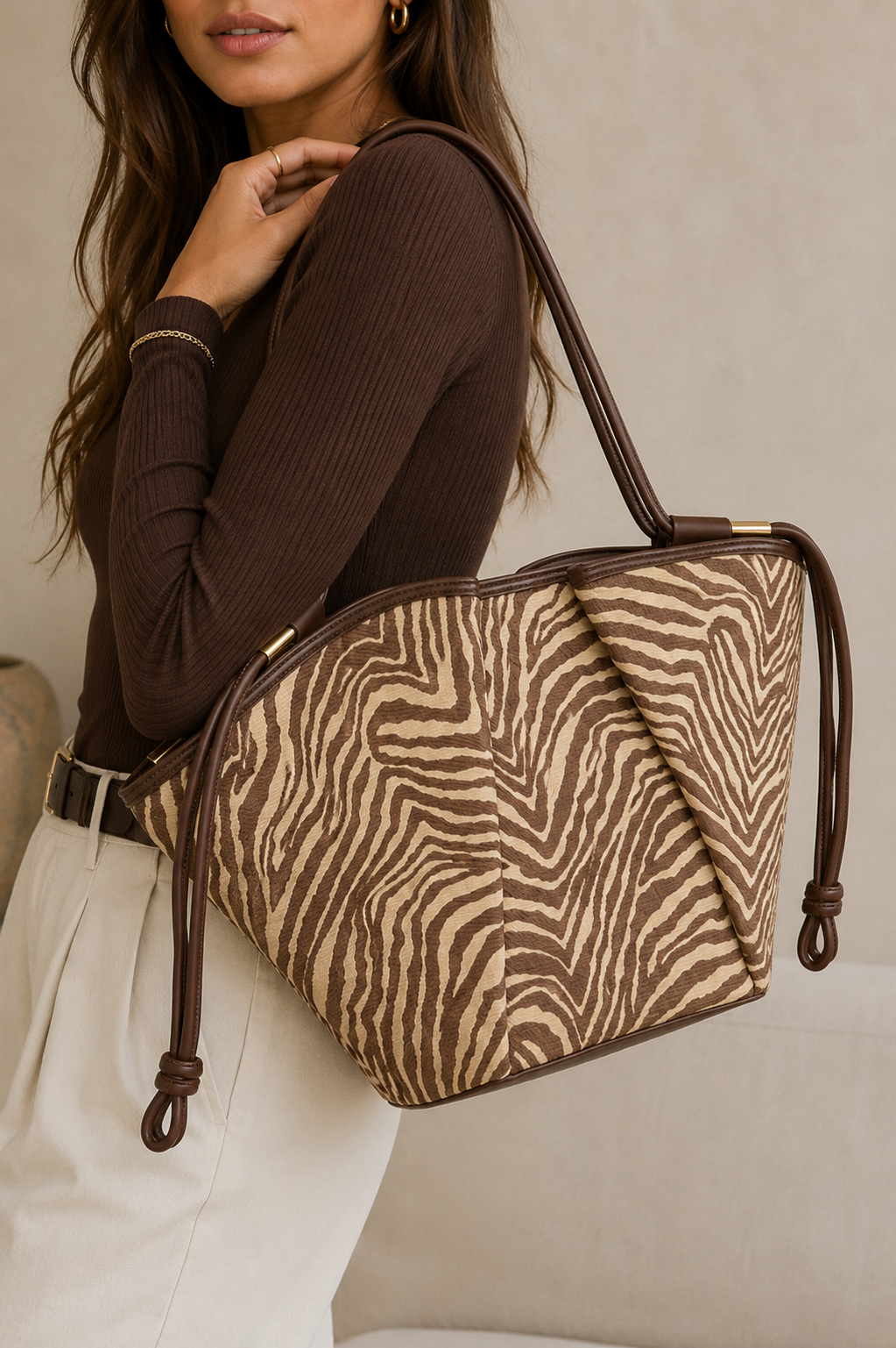 Maro Zebra Purse