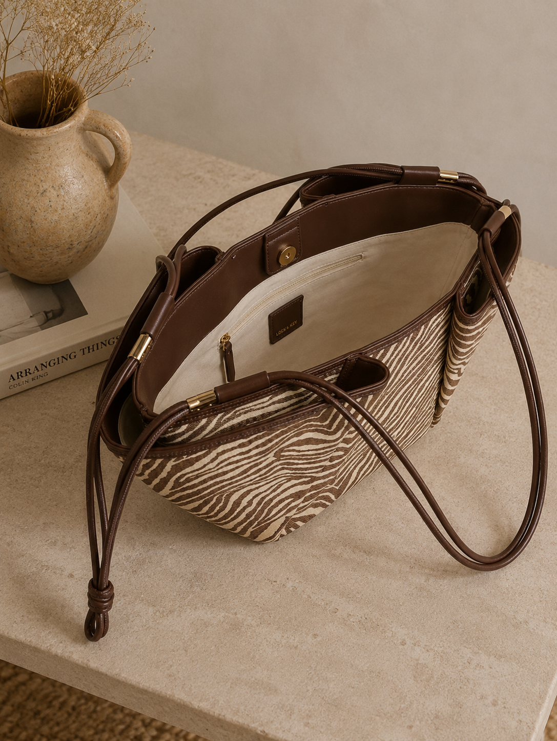 Maro Zebra Purse