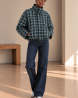 Black & Green Plaid Cooper Jacket