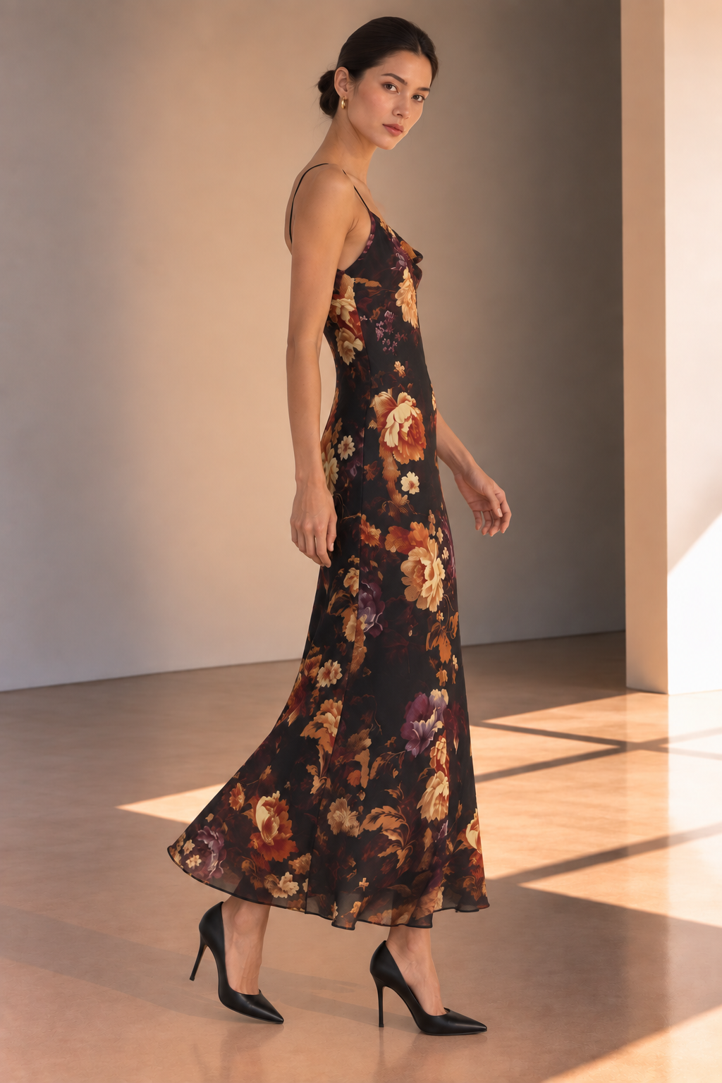 Nightfall Floral Odette Dress