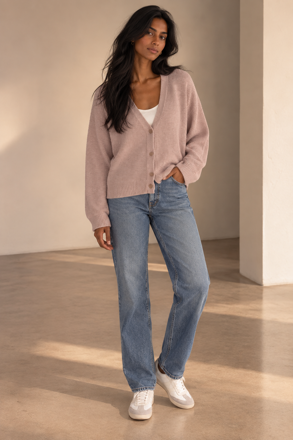 Pale Rose Cardigan