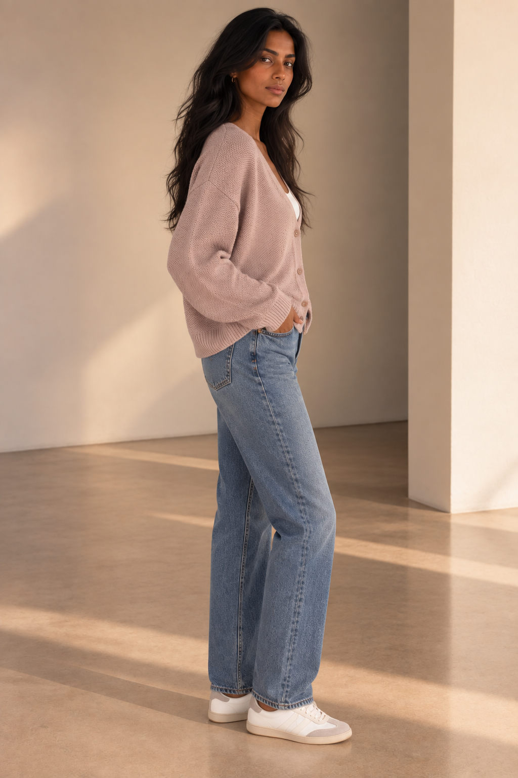 Pale Rose Cardigan