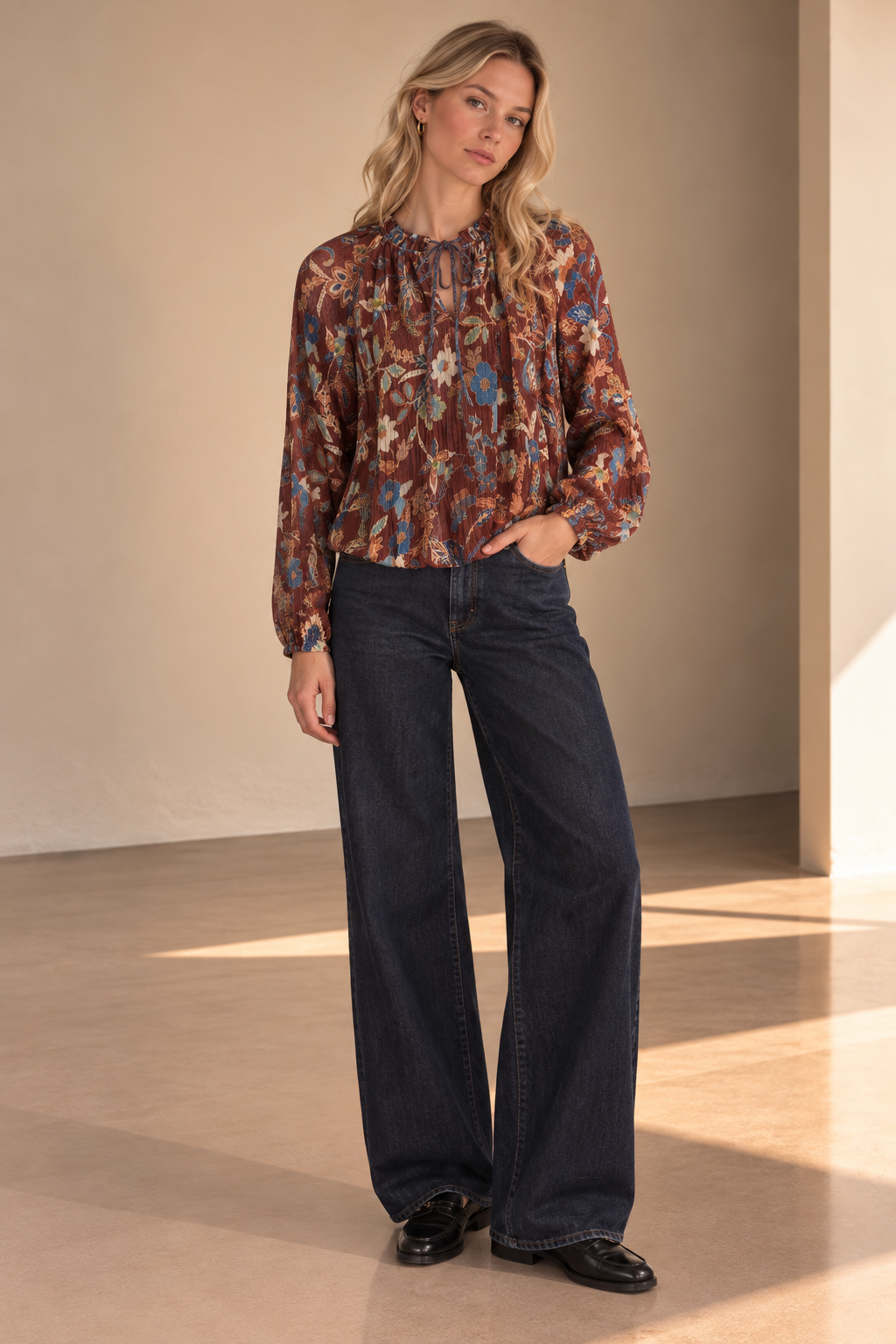 Bohemian Autumn Blouse