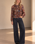 Bohemian Autumn Blouse