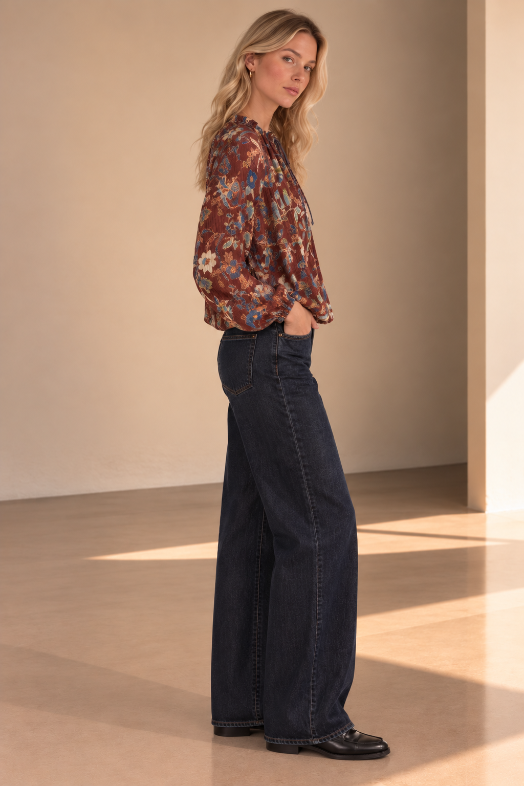 Bohemian Autumn Blouse
