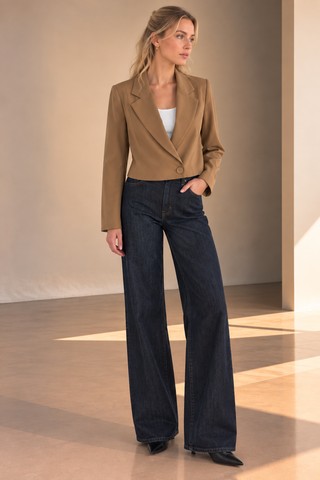 Camel Fiona Blazer