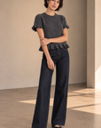 Charcoal Jillie Top