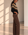 Poconos Fairisle Zip Up Jacket