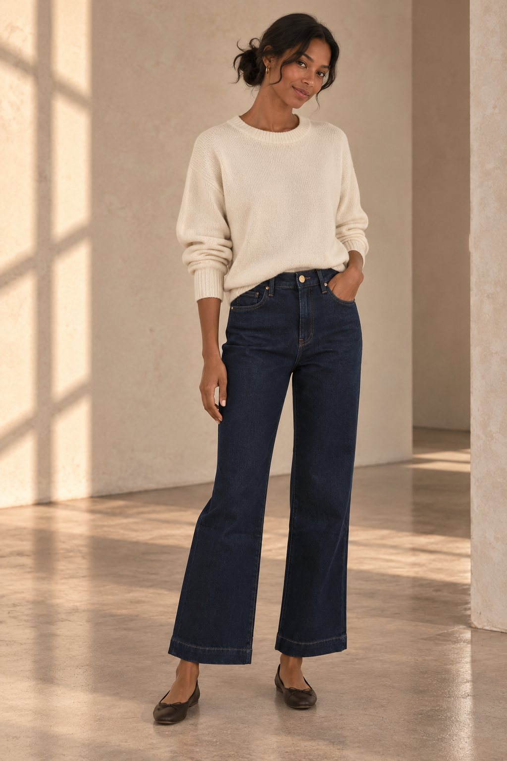 PTNTE - PATIENCE W/EURO Kelsey High Rise Kick Flare