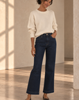 PTNTE - PATIENCE W/EURO Kelsey High Rise Kick Flare