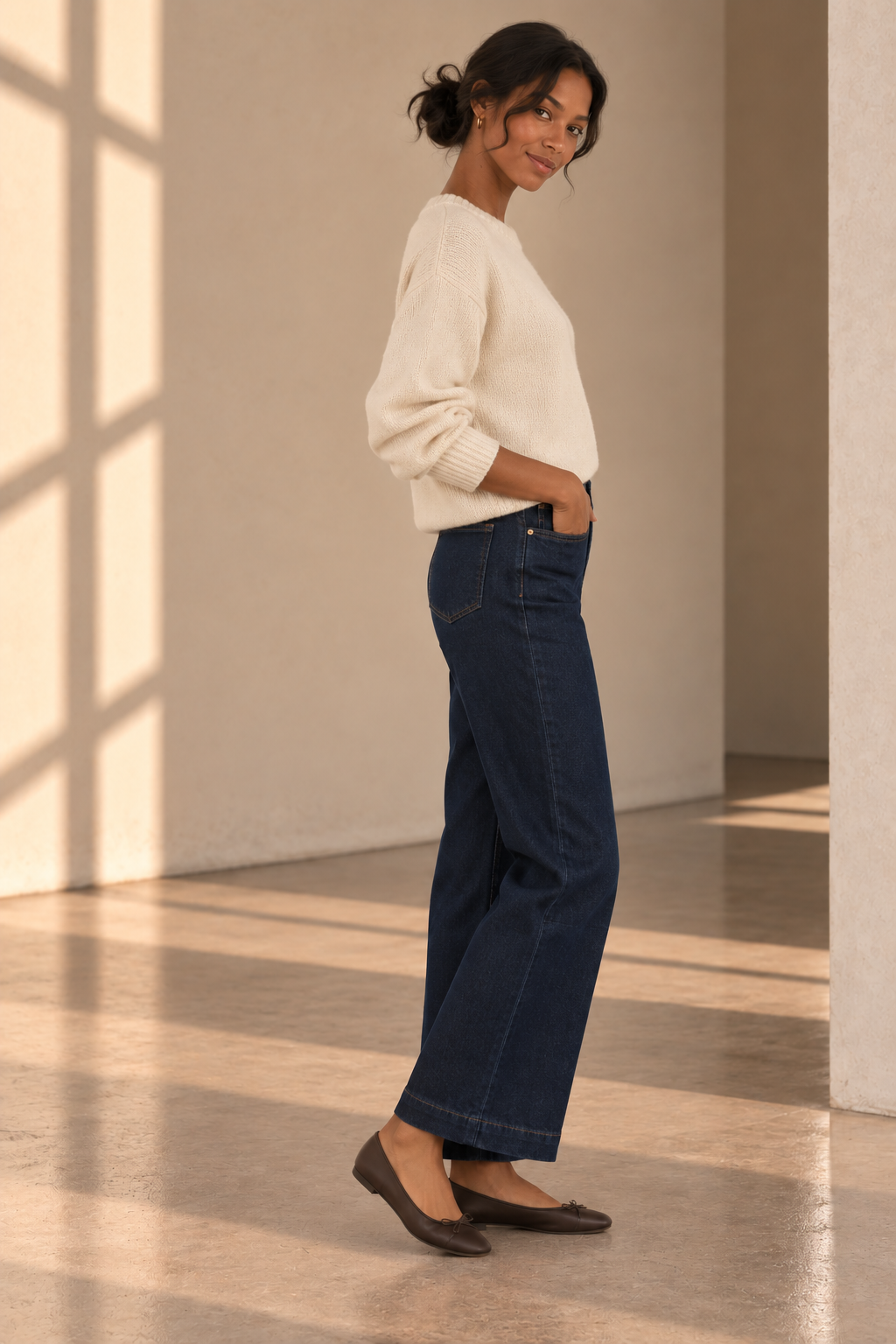 PTNTE - PATIENCE W/EURO Kelsey High Rise Kick Flare