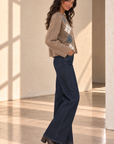 Taupe Argyle Sweater