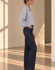 Silver Blue Alexandra Blouse