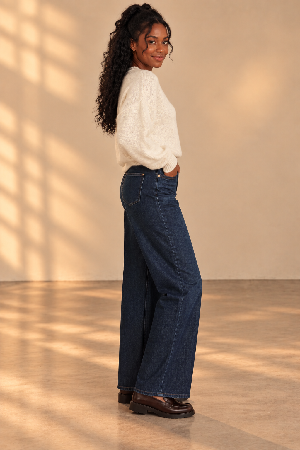 Starstruck Lana DBL Button High Rise Ultra Wide Leg
