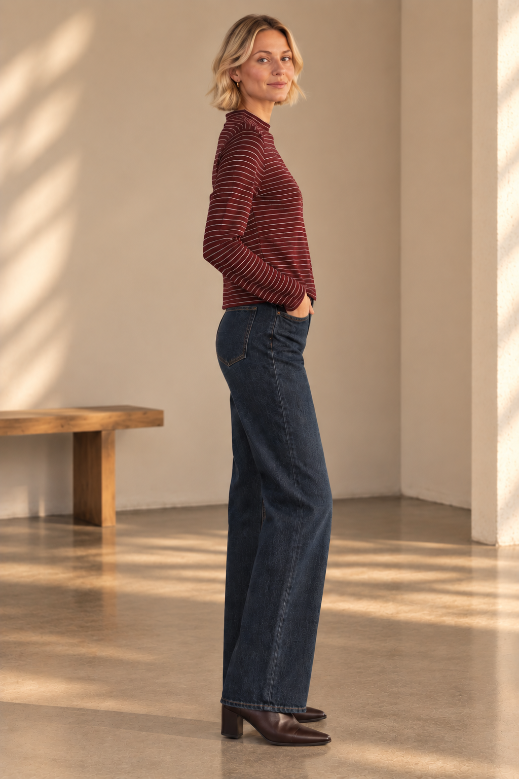 Bordeaux Odori T-Shirt