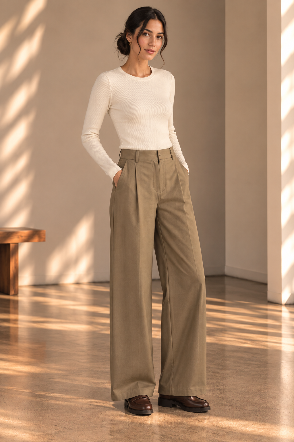 Sand Charlotte Trouser Pant