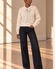Cream Megan Blouse