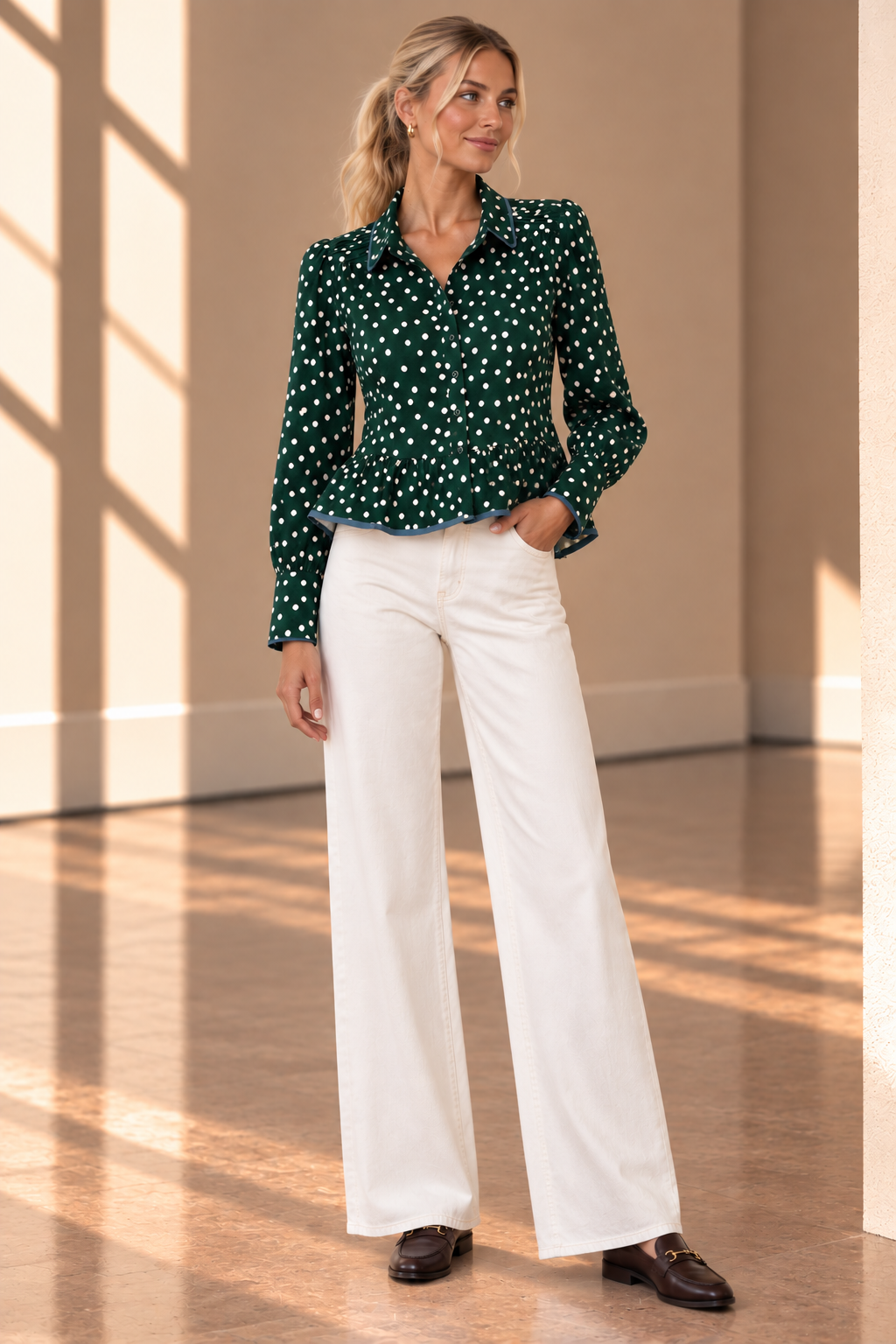 Green Shailey Top
