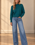Pine Uptown Mock Sweater