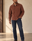 Mink Brown Banning Corduroy Snapshirt