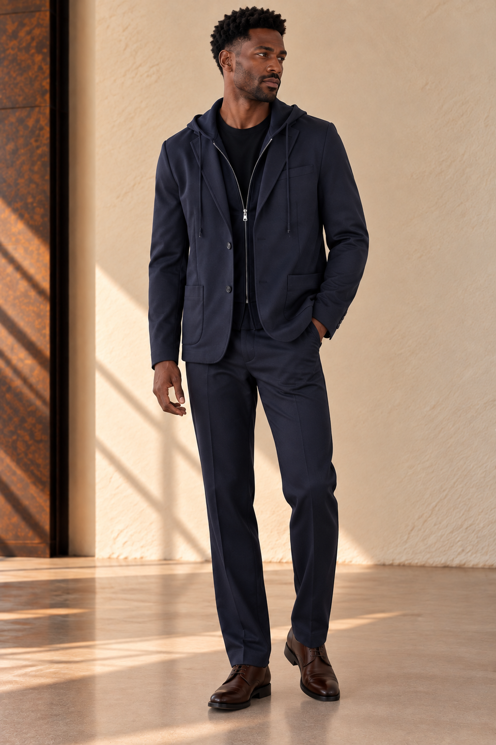 The District Blazer Navy