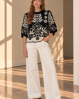 Black Elodie Sweater Top